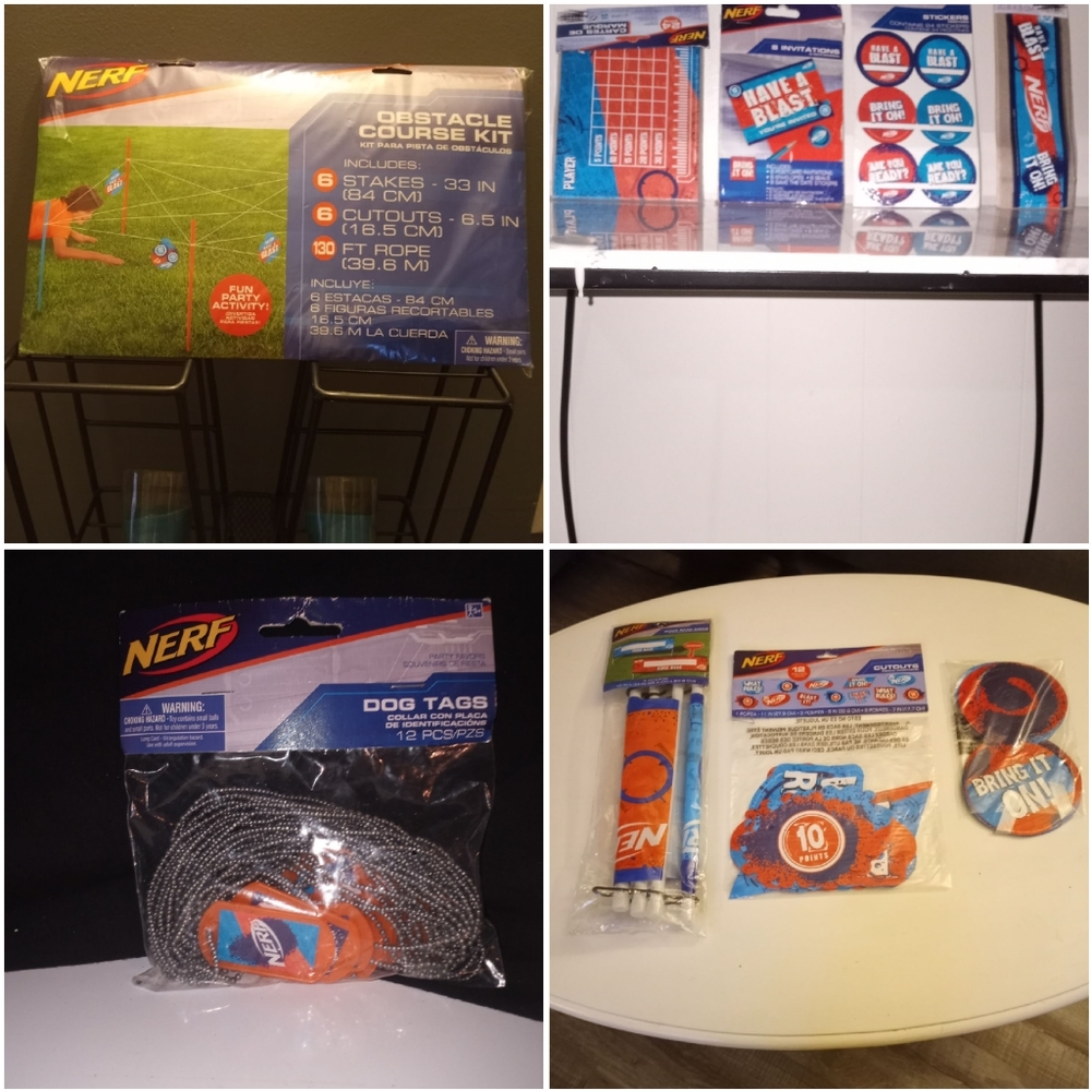Nerf Obstacle Course Kit with prizes